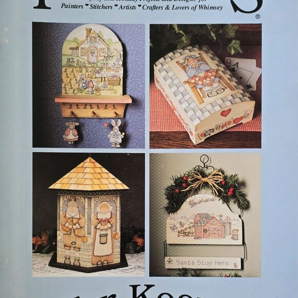 Finders Keepers 1995 For Keeps By Pegi White Folk Art Painting Instructions - Picture 8 of 8